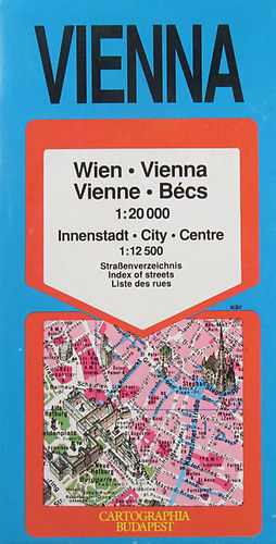 Bcs - Wien - Vienna trkp 1:20 000 / City map /Stadtplan