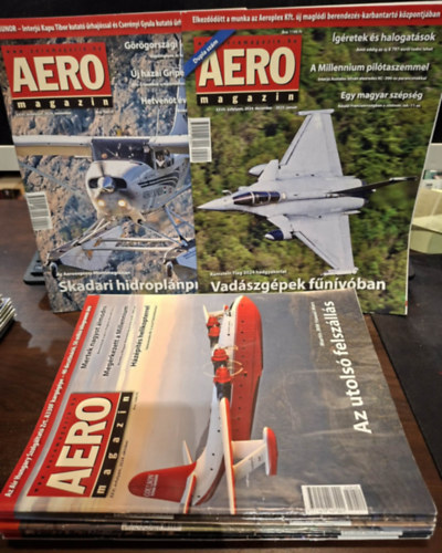 Sajtos Zolt�n  (f�szerk.) - Aero magazin XXV. �vfolyam 2024. �prilis - 2025. janu�r (9 db), lapsz�monk�nt