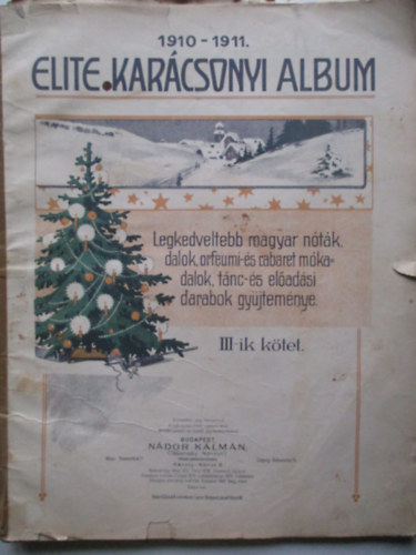 Elite karácsonyi album 1910-1911 III. kötet