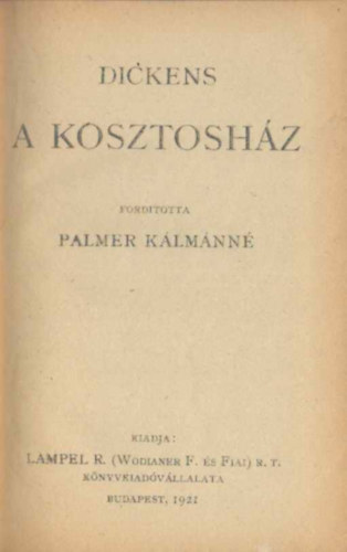 Dickens - A kosztosház