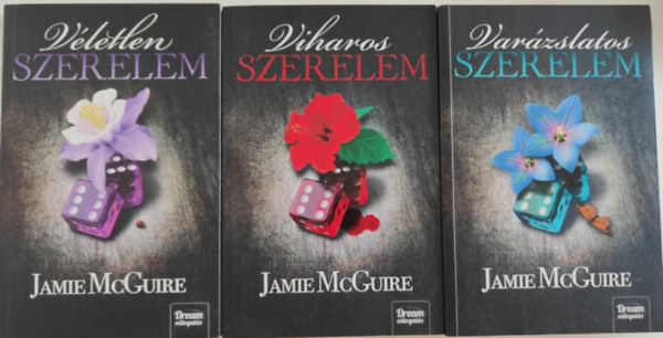 Jamie McGuire - Vletlen trilgia - / Vletlen szerelem / Viharos szerelem / Varzslatos szerelem/