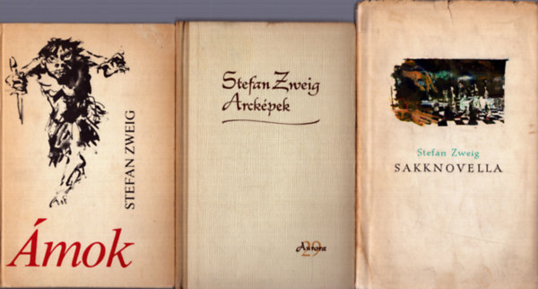 Stefan Zweig - 3 db Stefan Zweig reg�ny: �mok + Arck�pek + Sakknovella