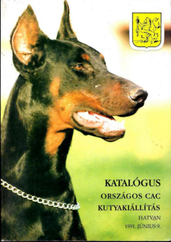 Orsz�gos cac kutyaki�ll�t�s katal�gus - Hatvan 1991. j�nius 9.