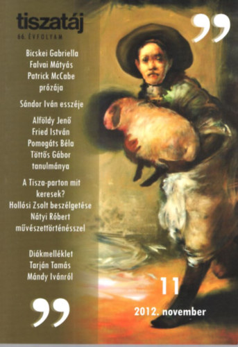 Orcsik Roland, Tth kos Annus Gbor - Tiszatj 66. vf. 11.szm 2012. november