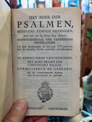 Ismeretlen Szerz - Het Boek der Psalmen (IMDSGOS KNYV HOLLAND NYELVEN)