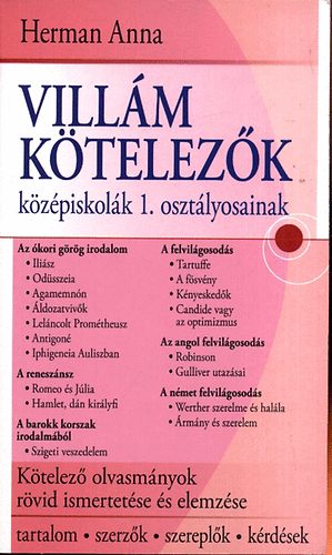 Herman Anna - Villm ktelezk kzpiskolk 1. osztlyosainak