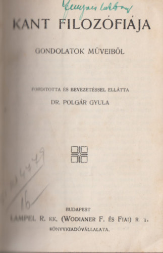 Dr. Polgár Gyula - 6 mű egybekötve