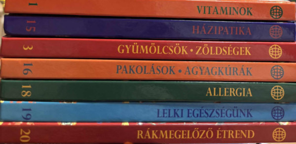 7 db knyv az Egszsges letmd sorozatbl