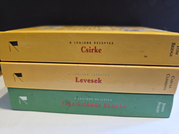 Carole Clements, Jenny Stacey Tom Bridge - Legjobb receptek- CSirke , Levesek, Vegetrinus konyha - 3 ktet