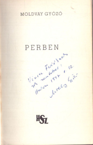 Moldvay Gy�z� - Perben- dedik�lt- versek