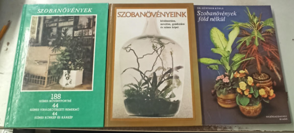 Kecsks Tibor, Kuhn Lszl-Timr Zsuzsa Sulyok Mria - 3 db szobanvny: Szobanvnyeink +Szobanvnyek fld nlkl +Szobanvnyek