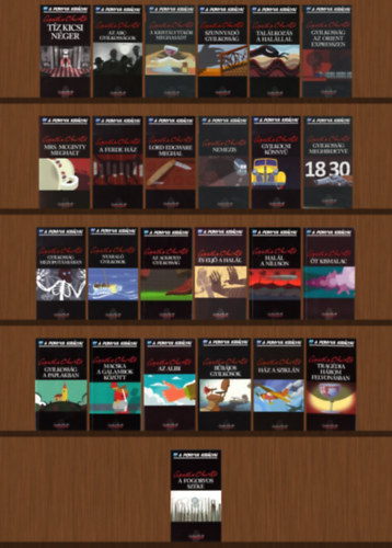 Agatha Christie - A ponyva kirlyai: Agatha Christie - A krimi kirlynje sorozat 1-25.