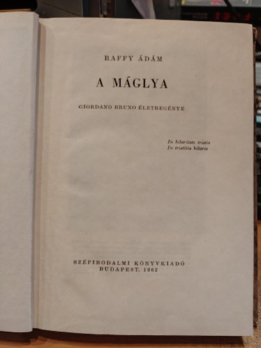 Raffy dm - A mglya (Giordano Bruno letregnye)