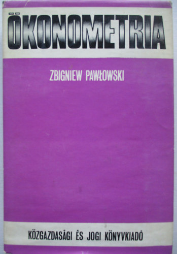 Zbigniew Pawlowski - konometria