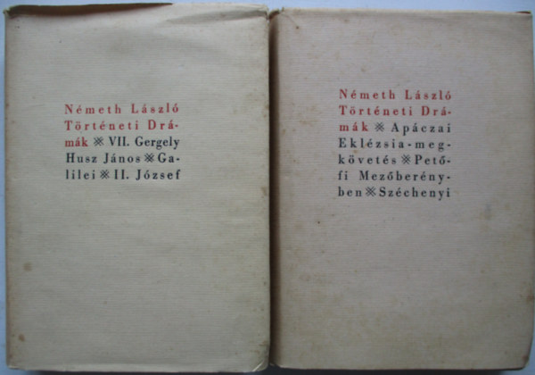 N�meth L�szl� - T�rt�neti dr�m�k I-II.