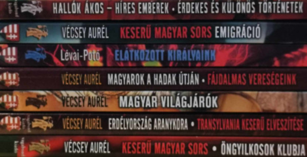 Hall�k �kos, L�vai-Pot� V�csey Aur�l - 7 db Vagabund t�rt�nelmi k�tet