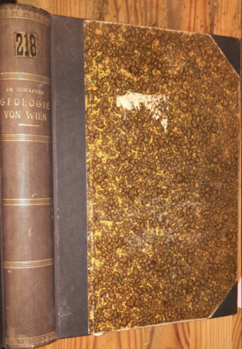 Franz dr. Schaffer X. - Geologie von Wien. I. Teil -  Bcs geolgija (nmet nyelven, tredk)