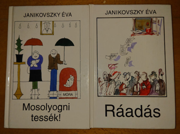 Janikovszky �va - 2 k�nyv Janikovszky �v�t�l: Mosolyogni tess�k + R�ad�s