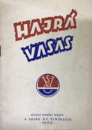 Hajr Vasas 1956-57