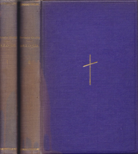 Schütz Antal Prohászka Ottókár (szerk.) - Soliloquia I-II. (Prohászka Ottokár összegyűjtött munkái XXIII-XXIV.)- gyűjteményes díszkiadás