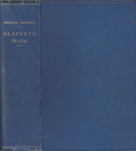 Spencer Herbert - Alapvet� elvek