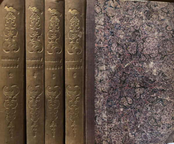 Kisfaludy S�ndor Minden Munk�i 2,4,5,6. 1847.