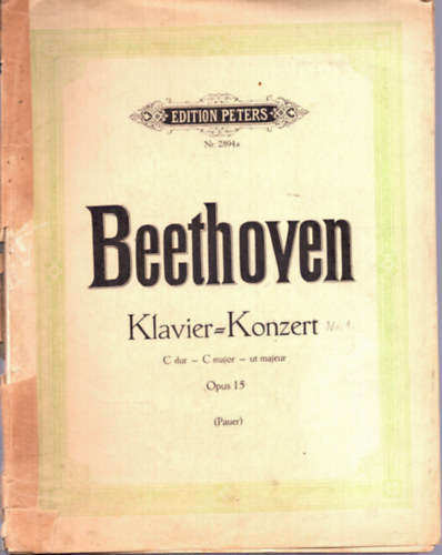 Beethoven - Klavier-Konzert C dur Opus 15