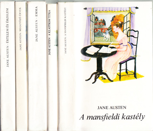 Jane Austen - Jane Austen knyvek (5db.): A mansfieldi kastly + A Klastrom titka + Emma + Meggyz rvek + rtelem s rzelem