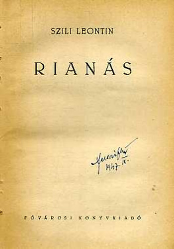 Szili Leontin - Rianás