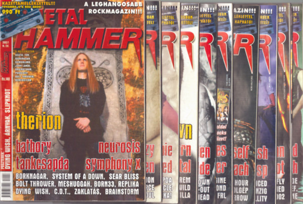 Lnrd Lszl  (szerk.) Cseltei Lszl (szerk.) - Metal Hammer 2002/1-11. szmok