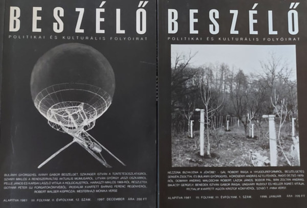 Fekete va, Mink Andrs Babarczy Eszter - BESZL - Politikai s Kulturlis Folyirat 1997. december III. folyam, II. vfolyam, 12. szm + 1998. janur III. folyam III. vfolyam, 1. szm