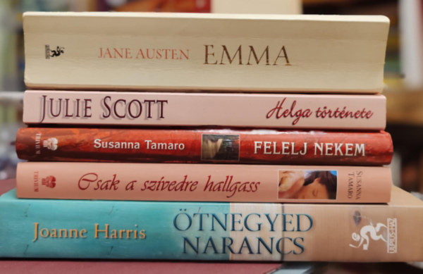 Scott, Julie, Susanna Tamaro, Joanne Harris Jane Austen - Romantikus knyvcsomag