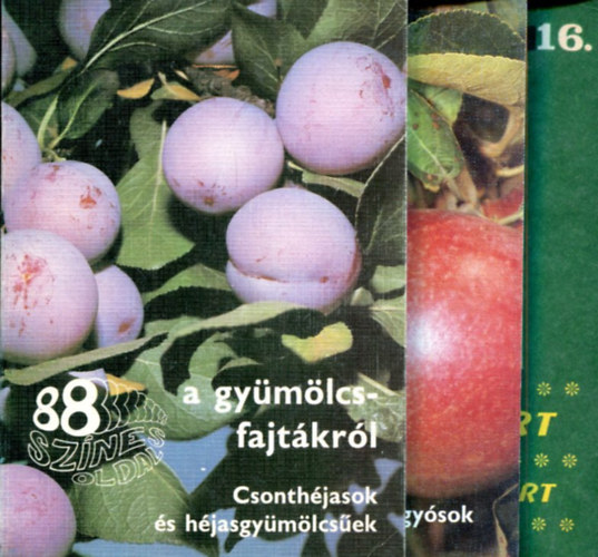 Lelkes Lajos  (szerk.) - 3 db kertszeti ktet (88 sznes oldal, Ezermester kisknyvtr)