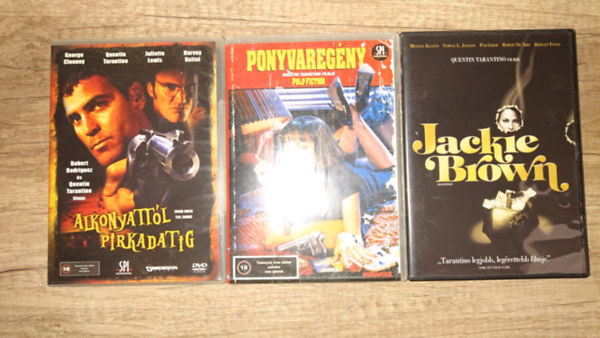 Quentin Tarantino - 3 DVD Quentin Tarantino renddezésében: Alkonyattól pirkadatig, Ponyvaregény, Jackie Brown
