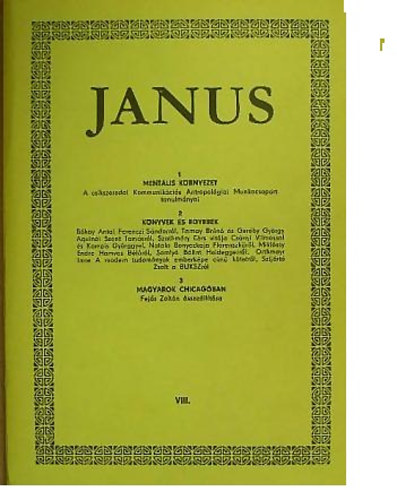 Janus VIII. 1-3.