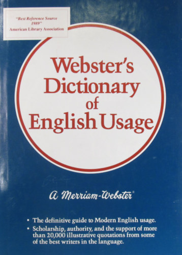 Webster's Dictionary of English Usage