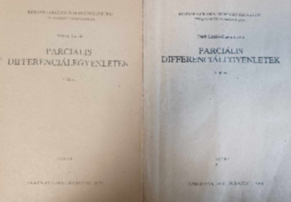 Parcilis differencilegyenletek 1. flv + Parcilis differencilegyenletek 2. flv ( 2 ktet )