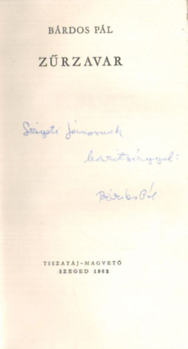 B�rdos P�l - Z�rzavar - dedik�lt