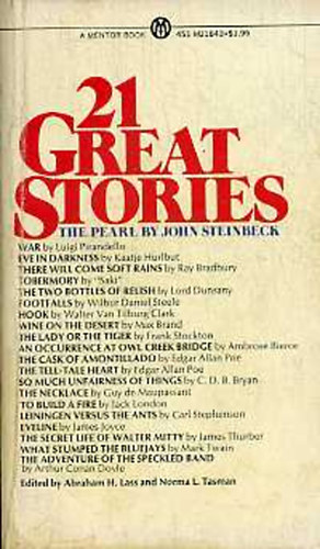 Abraham H. Lass; Norma L.  Tasman (ed.) - 21 Great Stories. The Pearl by John Steinbeck