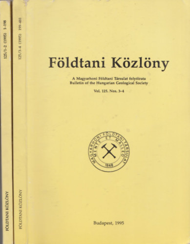 B�rczi Istv�n dr. - F�ldtani K�zl�ny 1995/1-4 (Teljes �vfolyam)