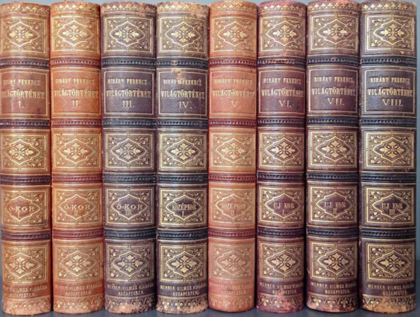 Dr. Rib�ry Ferencz - K�pes vil�gt�rt�nelem I-VIII. /Teljes!/