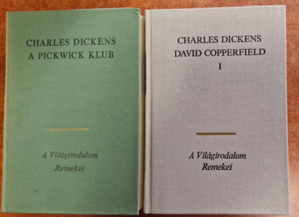 Charles Dickens - 2 db Charles Dickens k�nyv : David Copperfield I-II   - A Pickwick klub