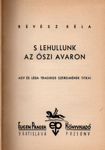 Rvsz Bla - S lehullunk az szi avaron