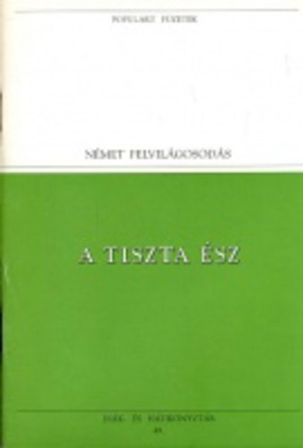 A tiszta sz (populart fzetek)