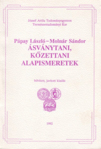 P�pay L�szl� - Moln�r S�ndor - �sv�nytani, k�zettani alapismeretek