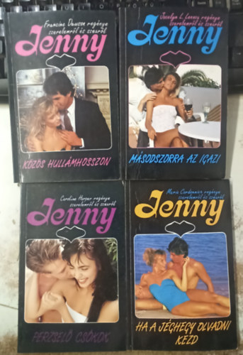 Caroline Harper, Marie Cordonnier, Jocelyn L. Lennox Francine Dawson - 4 db Jenny: M�sodszorra az igazi +Ha a j�ghegy olvadni kezd +Perzsel� cs�kok +K�z�s hull�mhosszon