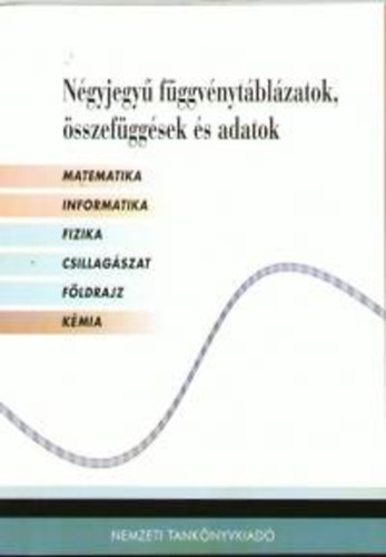 Michalovszky Csabn  (szerk.) - Ngyjegy fggvnytblzatok, sszefggsek s adatok