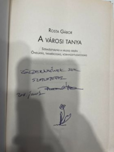 Rosta Gbor - A vrosi tanya - Szemlletvlts a vlsg idejn