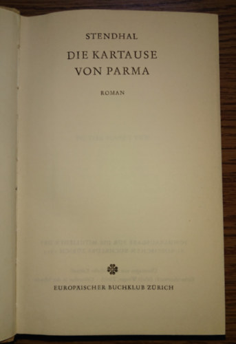 Stendhal - Die Kartause von Parma