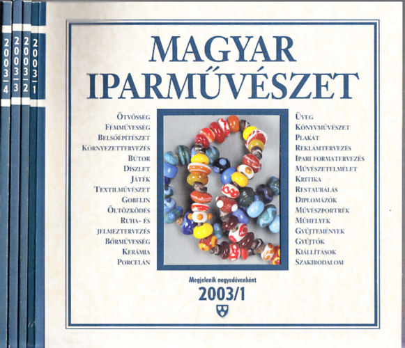 Fekete Gyrgy  (szerk.) - Magyar iparmvszet 2003/1-4. szm (Teljes vfolyam)
